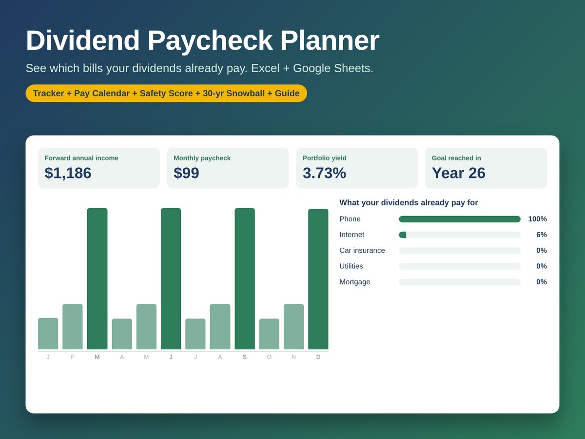 Dividend Paycheck Planner preview