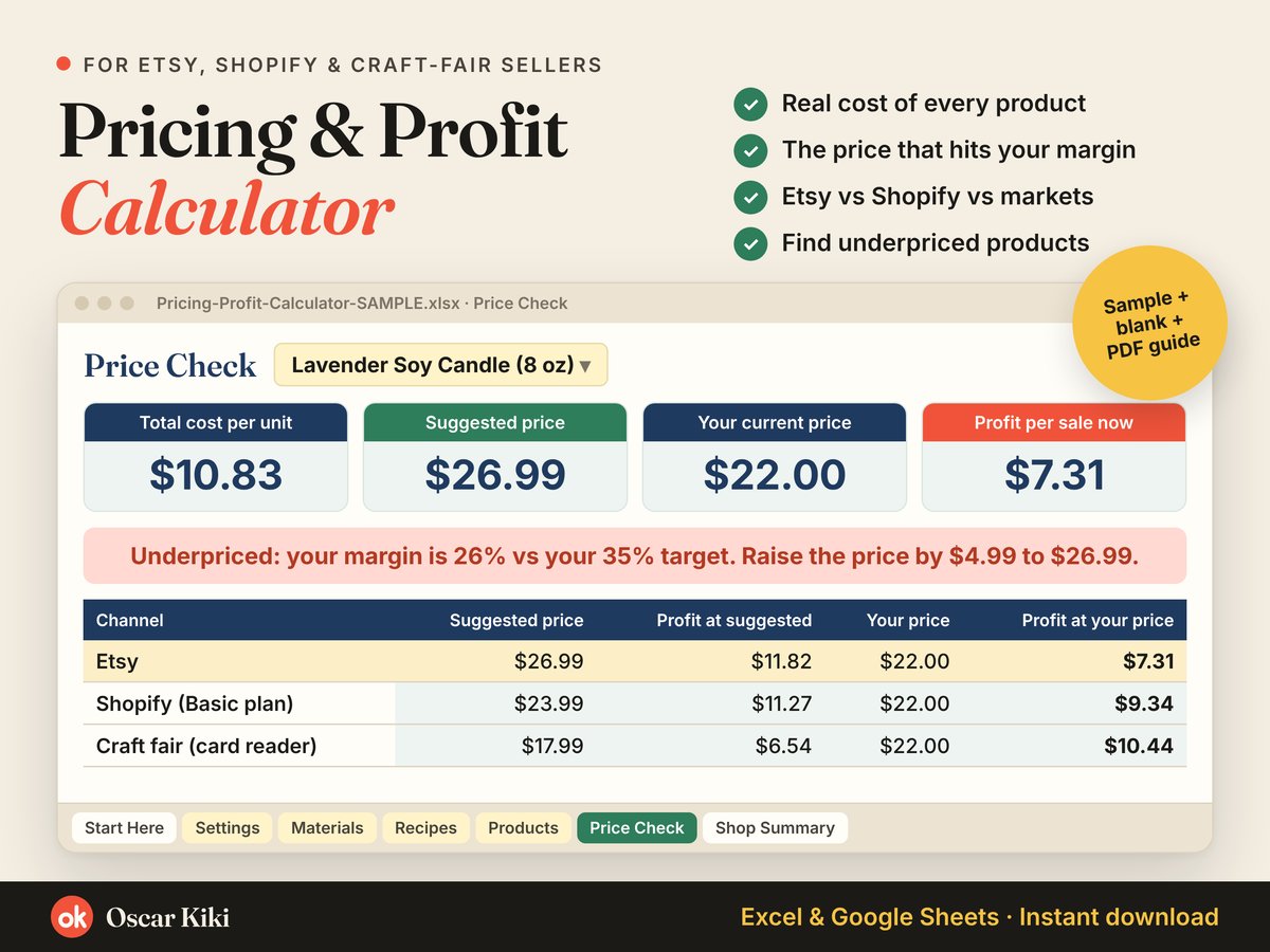 Pricing & Profit Calculator preview